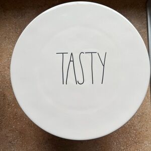 Rae Dunn Tasty Cake Stand XL New